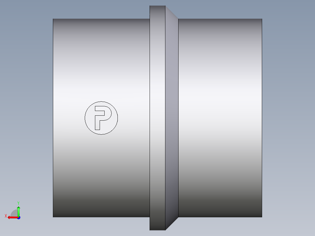 卡套式工业通用硬管接头EO_Blanking_plug_for_cones_BUZ38SCFX后视图