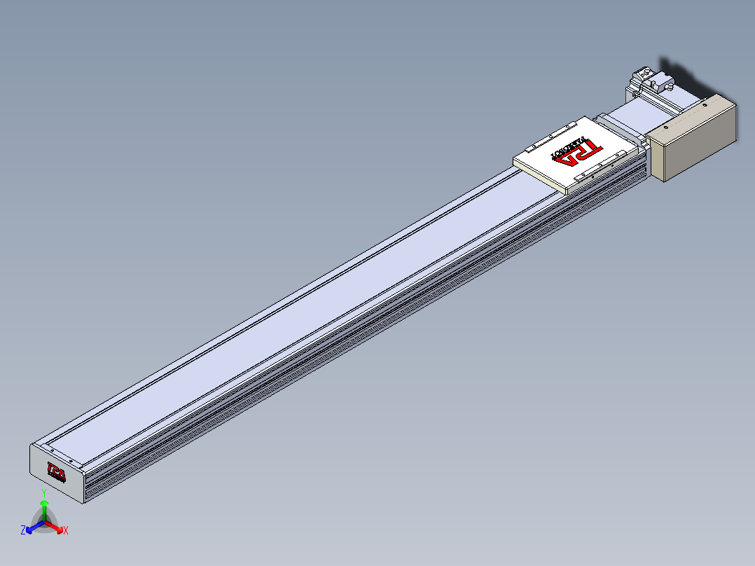 同步带全封闭直线模组TPA-HCB-110D-90-L950-ML-Y-P40-N3