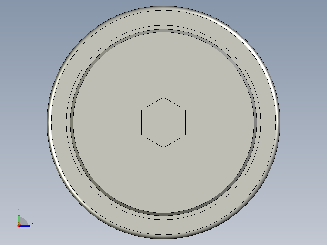 THK旋转系列3D模型IGS格式左视图