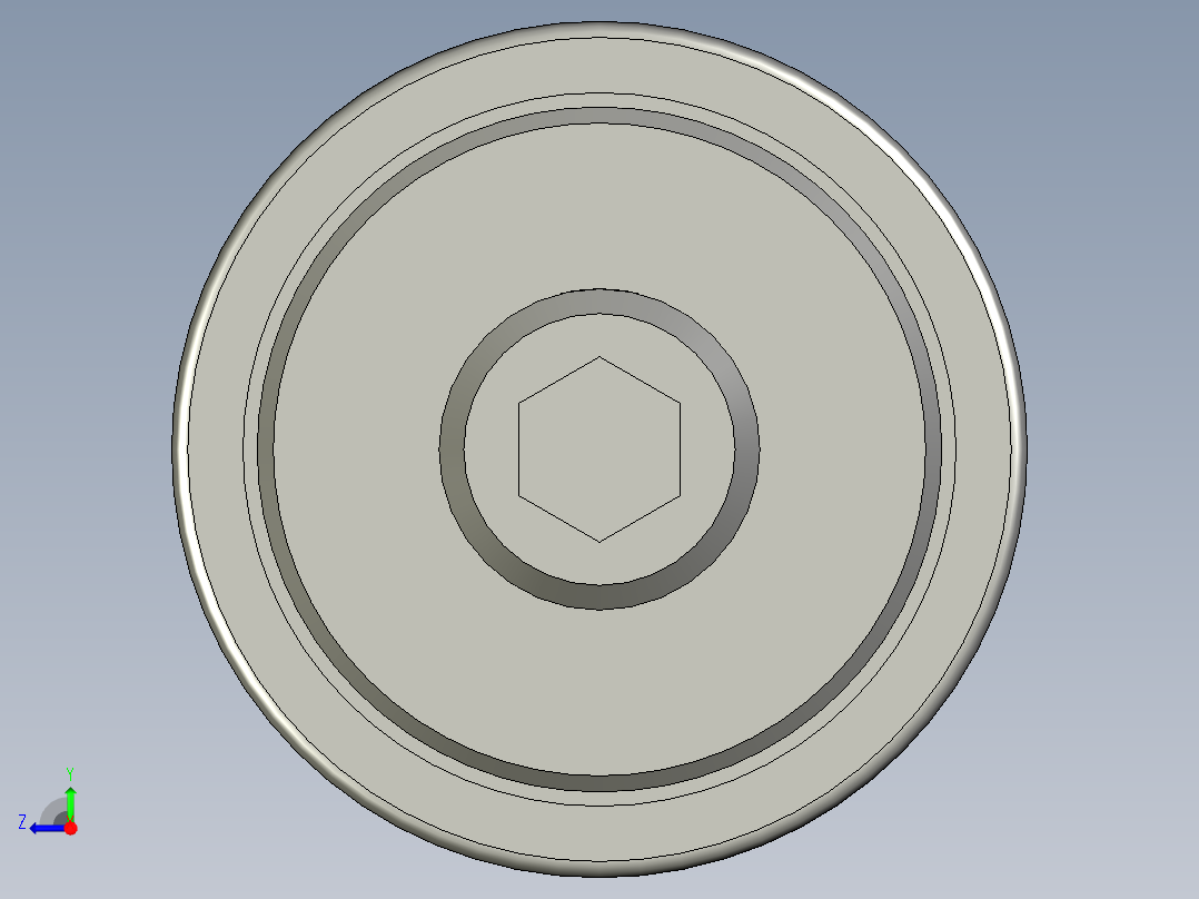 THK旋转系列3D模型IGS格式右视图