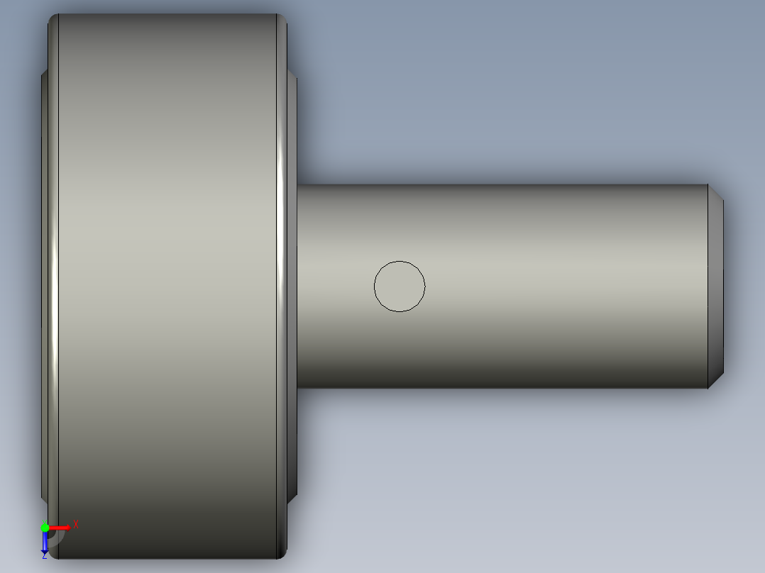 THK旋转系列3D模型IGS格式俯视图