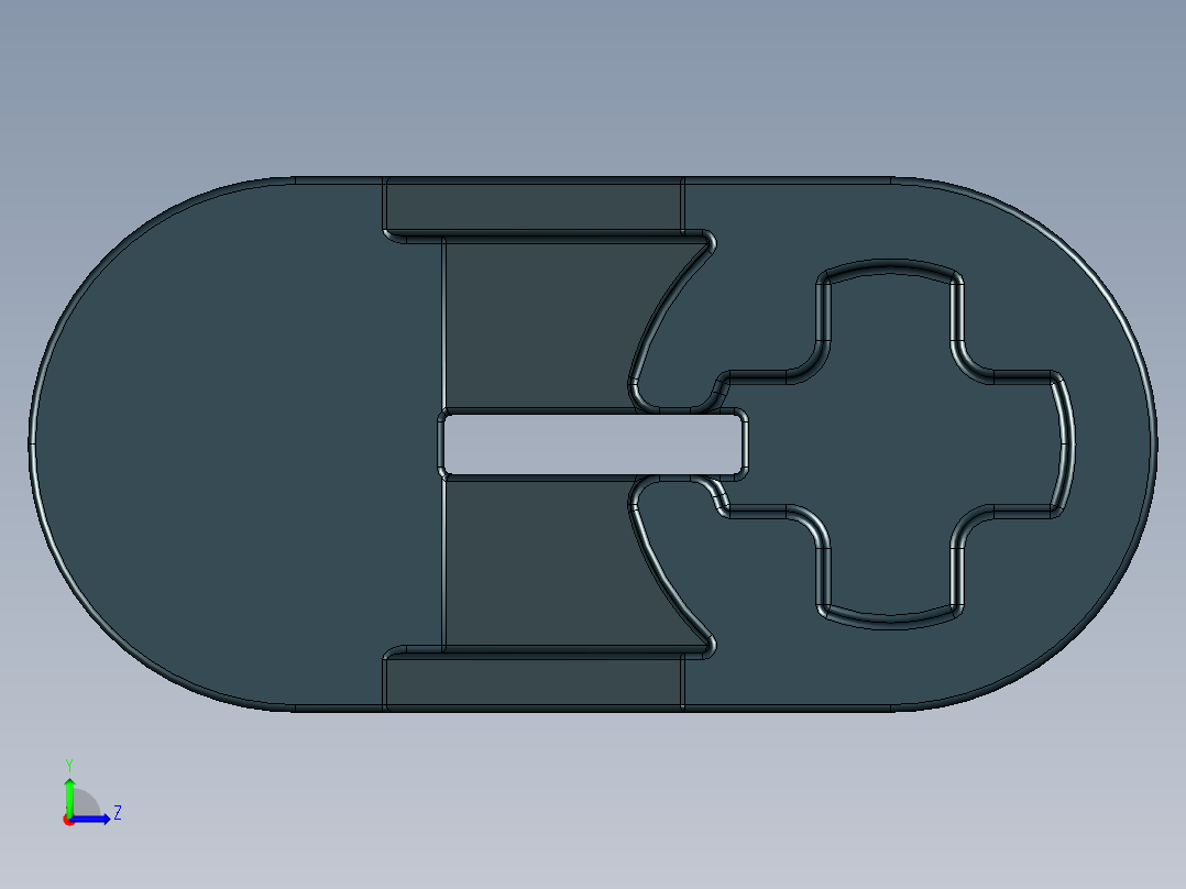 气缸电机-2854 Black Technic Engine Crankshaft Centre左视图