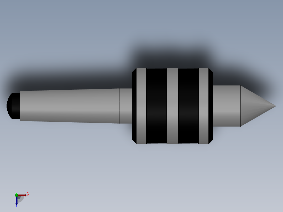 ZZ-00252 中型回旋顶尖[D413L]俯视图