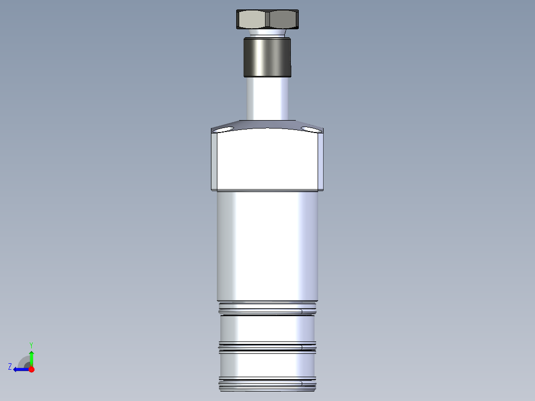 KOSMEKLHA0360-GLM_R01多系列多零件图纸模型右视图