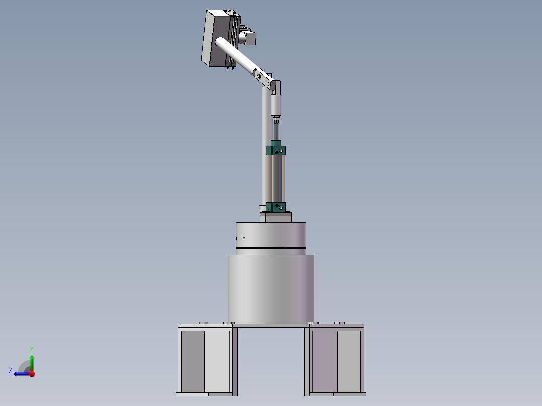 气动机械臂右视图