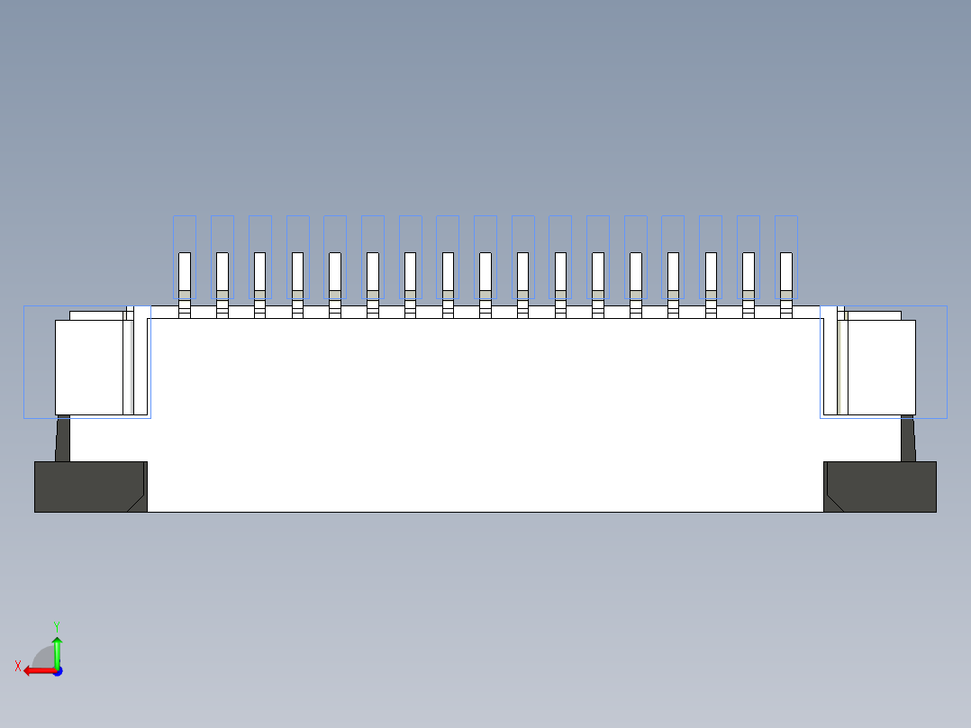 连接器 SM-FFC3B05-17-T后视图