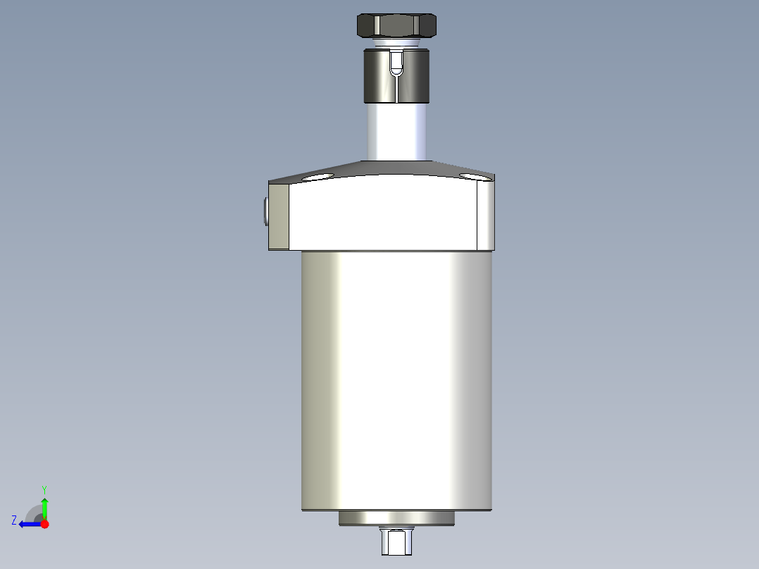 KOSMEKWHE2500-2GRD多系列多零件图纸模型右视图
