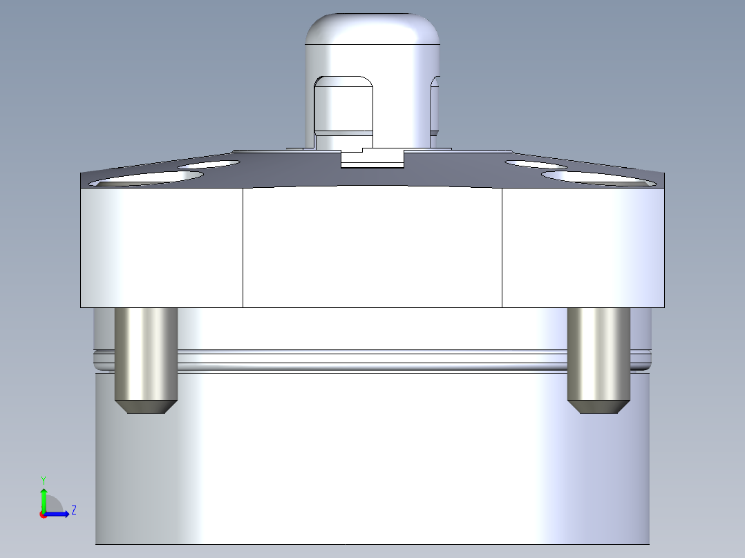KOSMEKSFK3130-G多系列多零件图纸模型左视图
