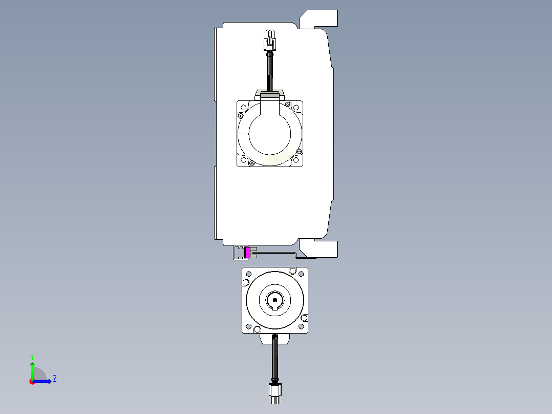 VF丝杆传动-一般环境VF27-Lxx-C-S50-BC-ZP75-C3左视图