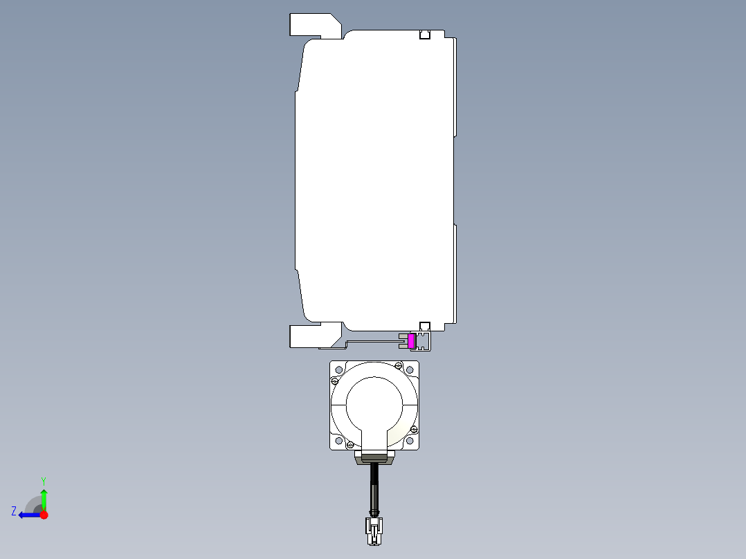 VF丝杆传动-一般环境VF27-Lxx-C-S50-BC-ZP75-C3右视图