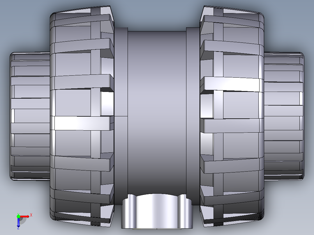 5SXENV 女性结束EasyFit球止回阀、NPT螺纹俯视图