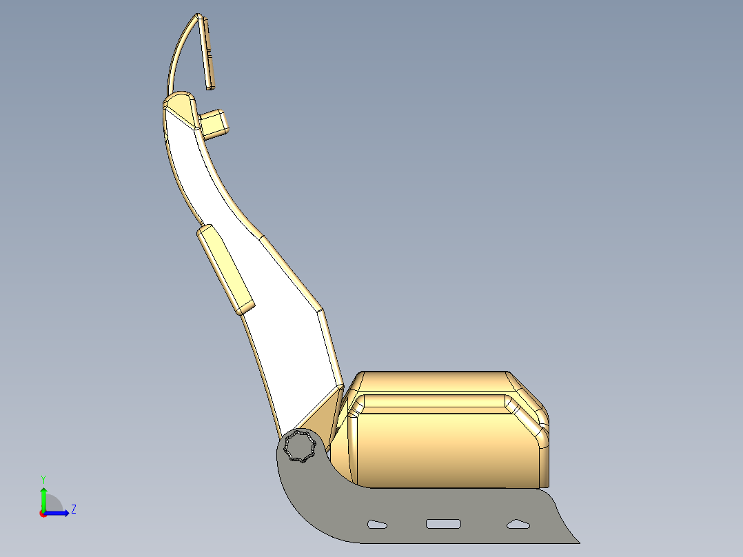 汽车座椅 (15)左视图