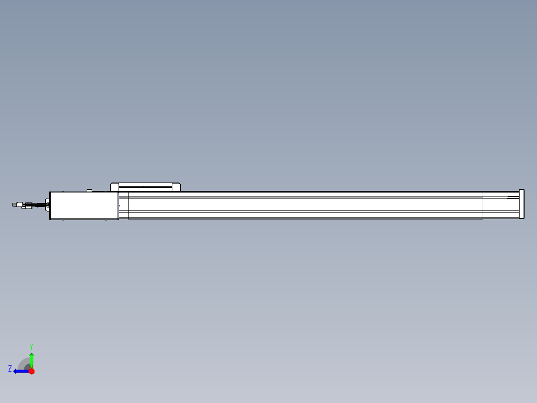 威洛博LB.GB同步带传动--欧规系列LB6A-L65-S750-BL右视图