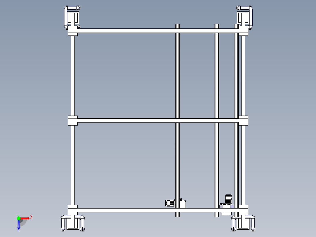 EEPOS钢构起重设备俯视图