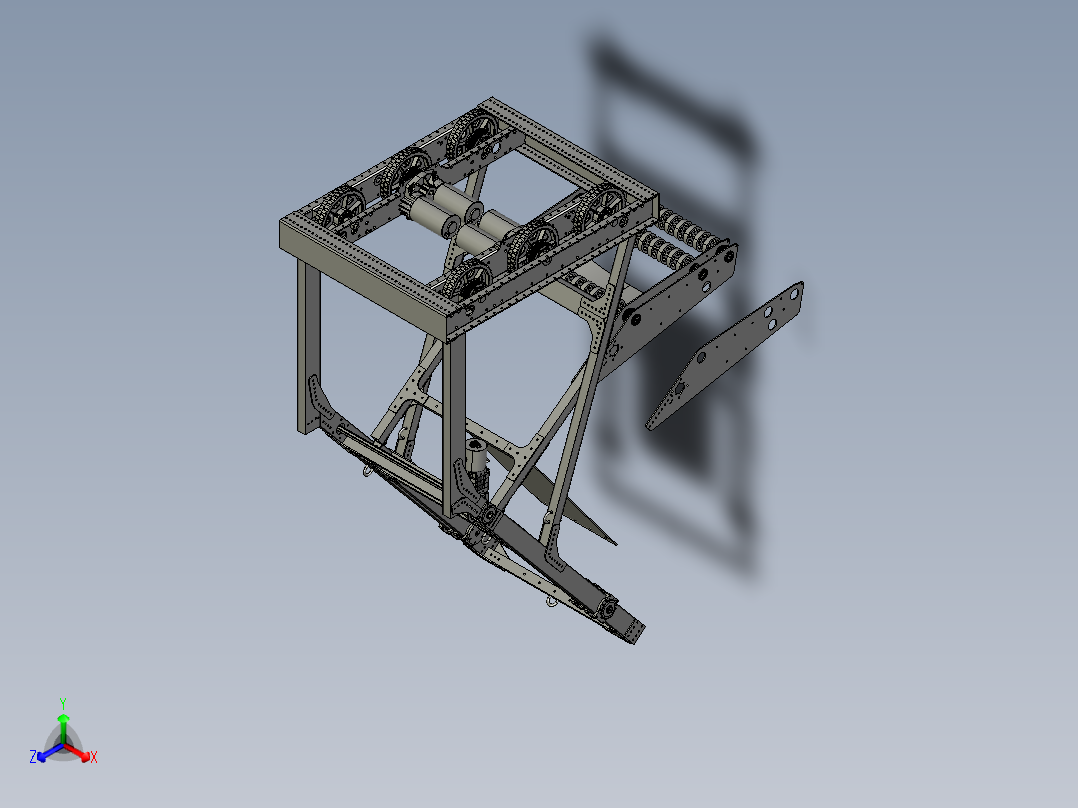 2023 年机器人宇航员 Everybot正等轴测图