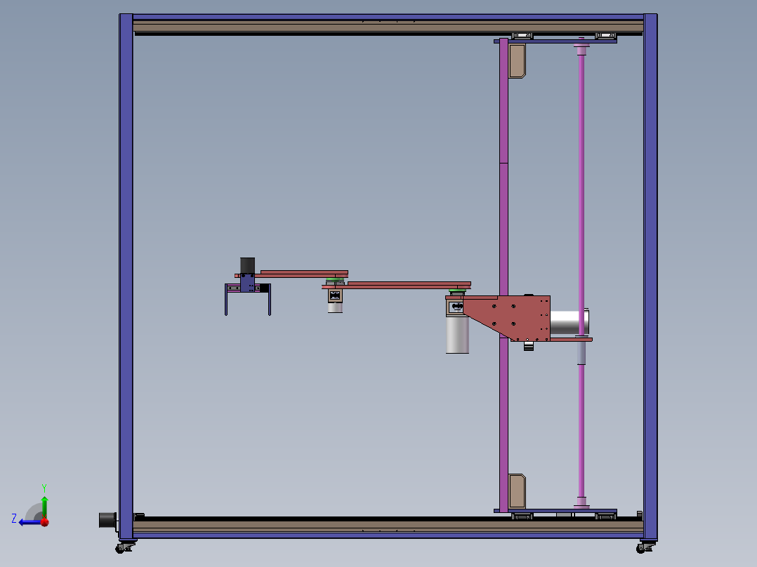 自动砌砖机器人sw16可编辑右视图
