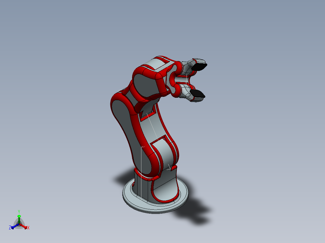 4-dof-robot-arm-正等轴测图