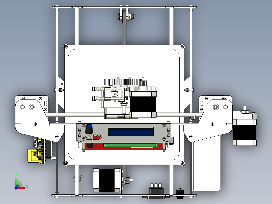Prusa i3 3D打印机前视图