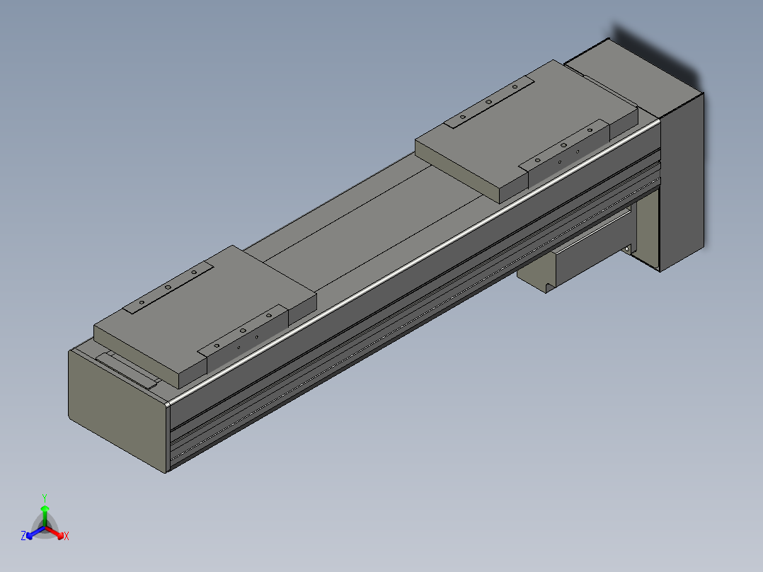 直线模组WG-LHC12-S350-D设计图纸