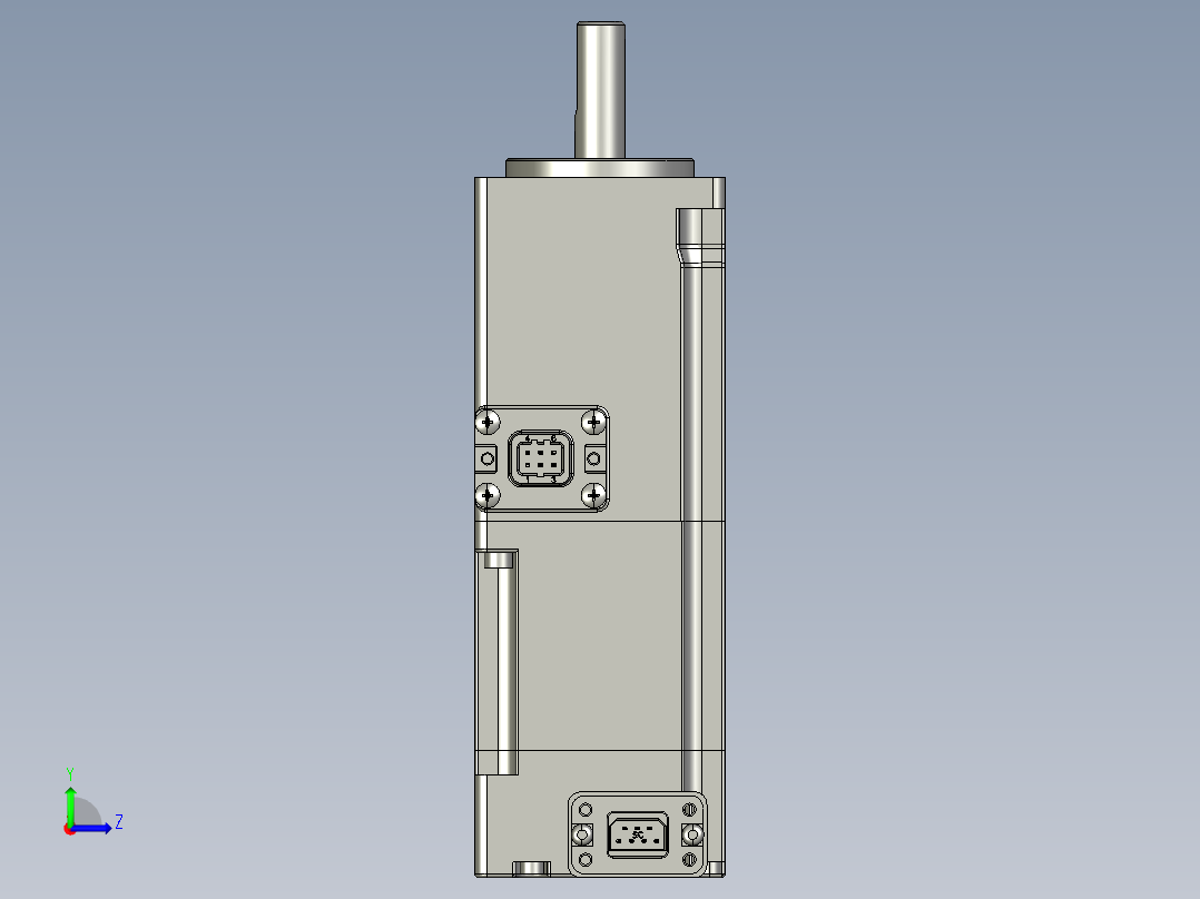 电机MS6H-40TH30BZ3-20P1.STEP左视图