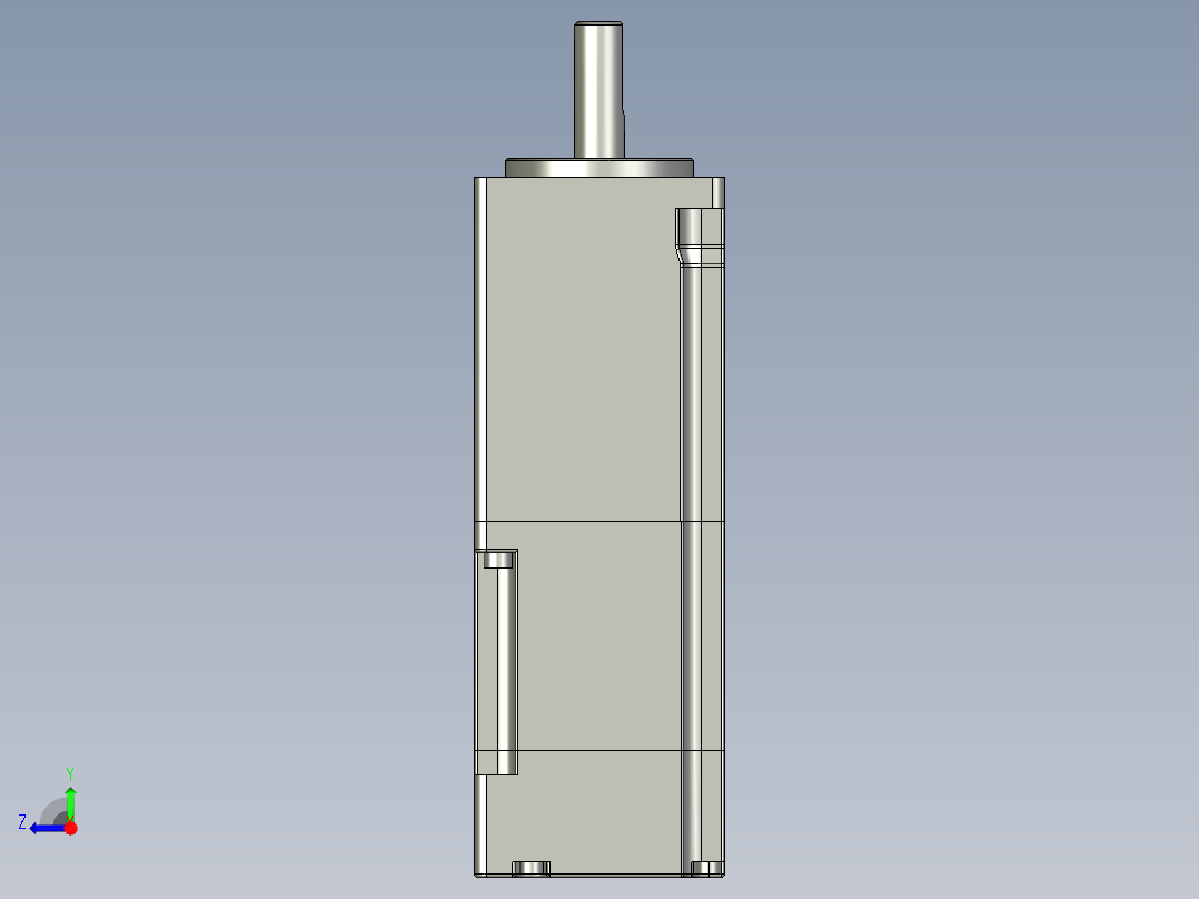 电机MS6H-40TH30BZ3-20P1.STEP右视图