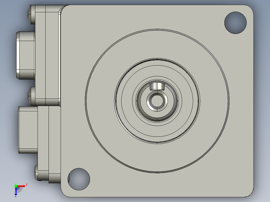 电机MS6H-40TH30BZ3-20P1.STEP俯视图