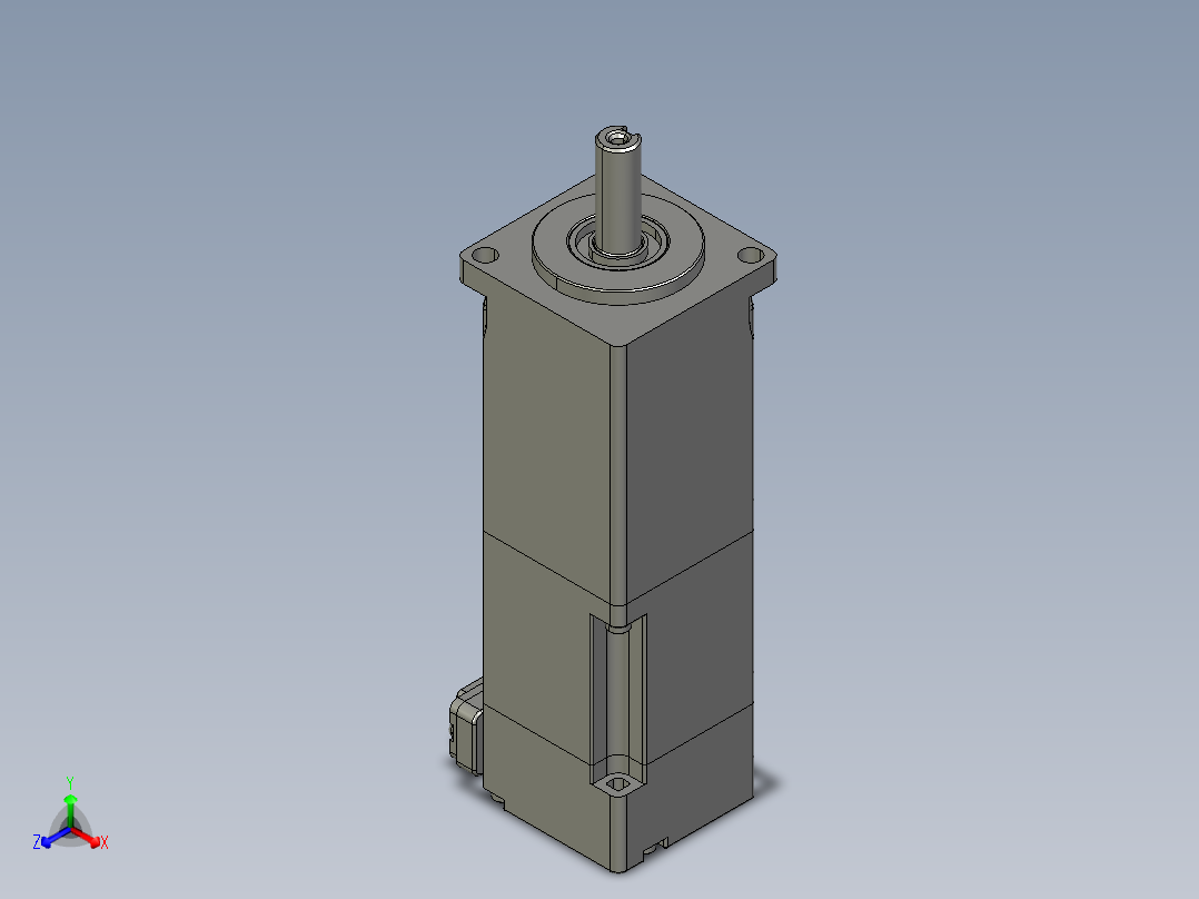电机MS6H-40TH30BZ3-20P1.STEP正等轴测图