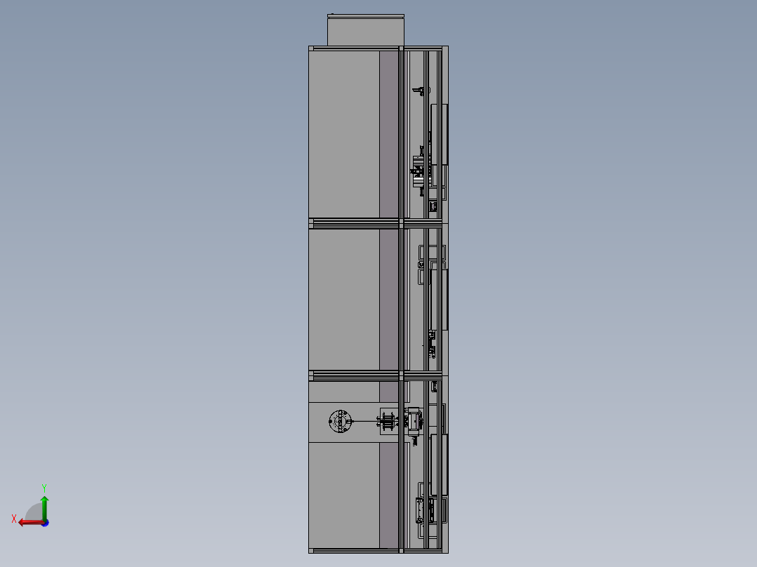 小型接触器自动组装线出图可加工后视图