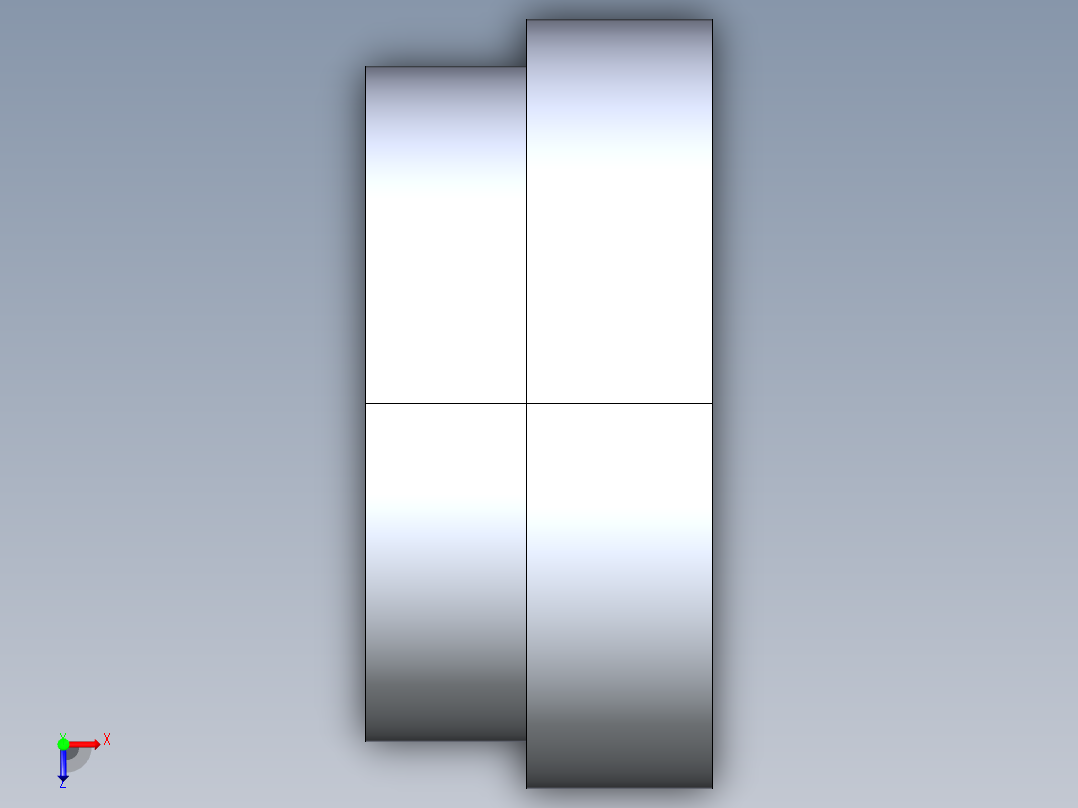 船舶管路系统S18_SeaDrainPLUS_ReducerBushing-SxS_37E187535_4x3in Sea Drain Plus - Reducing Bushing - SxS俯视图