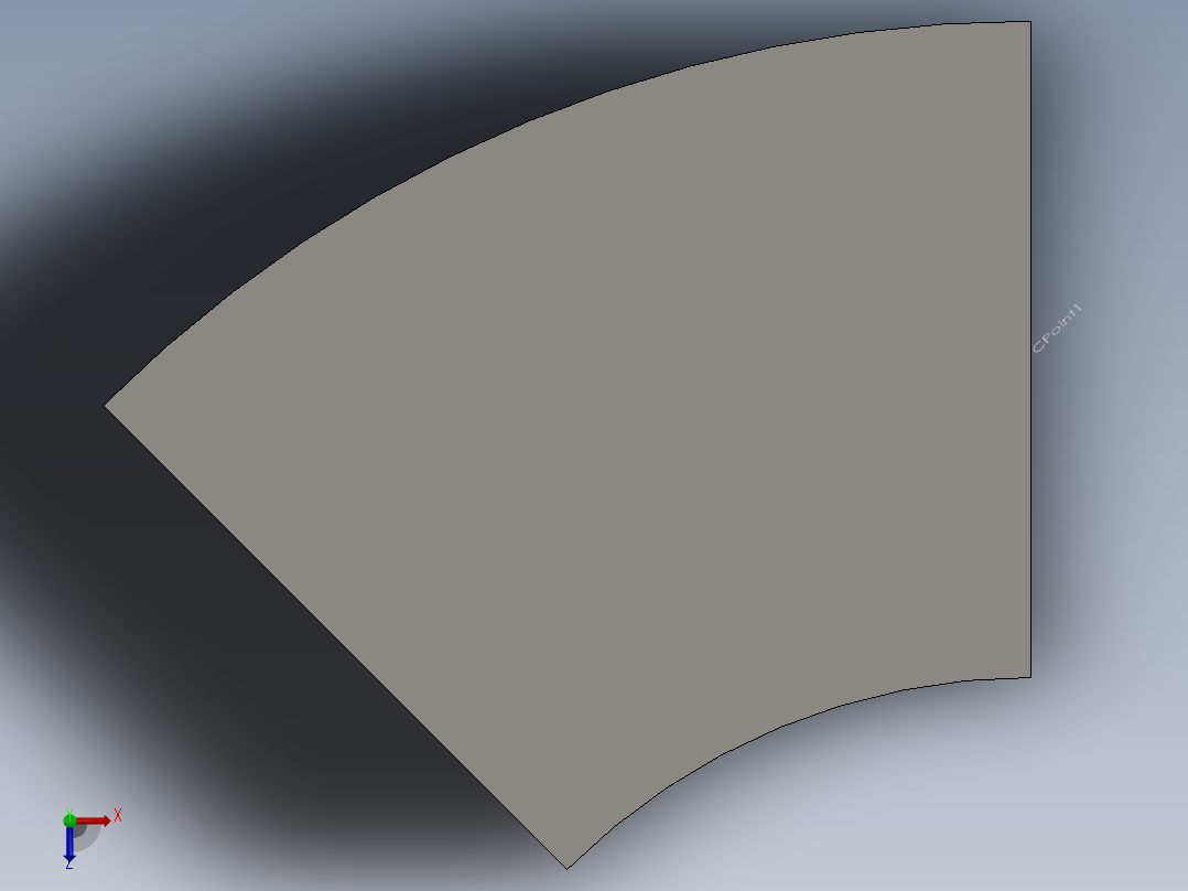 hvac 45deg bend俯视图