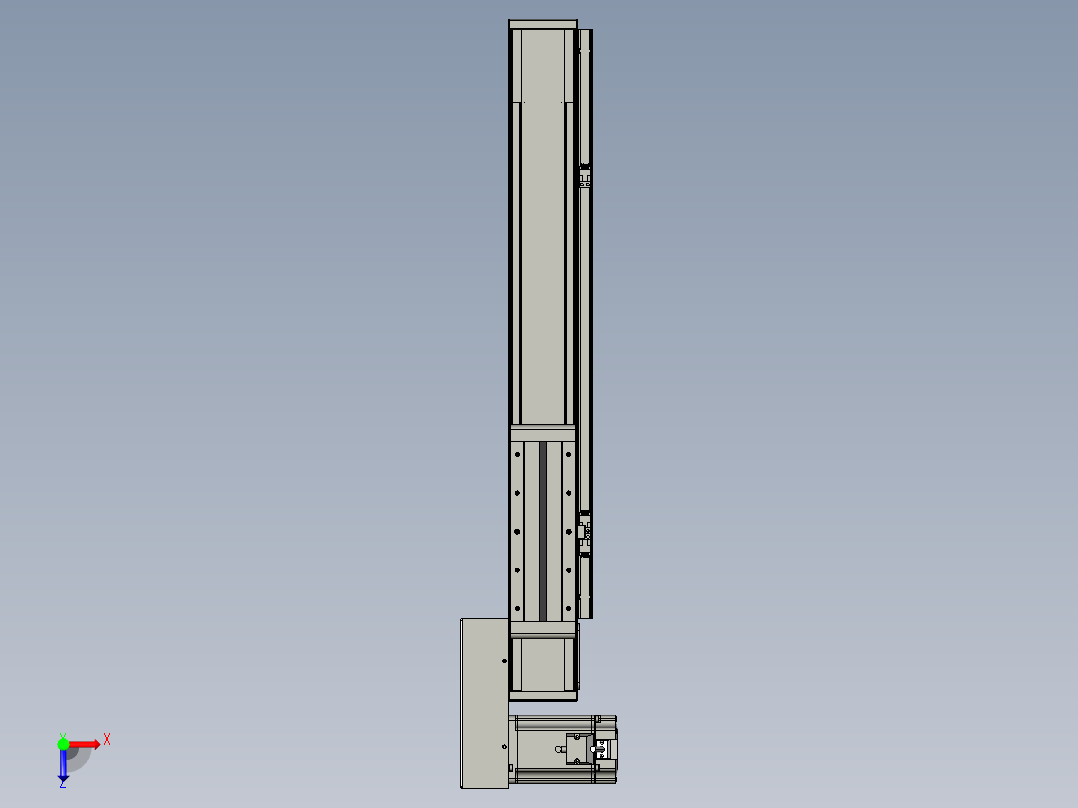 欧规系列-LB8-L75-S400-BR-ZP75-C3俯视图