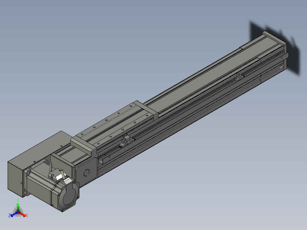 欧规系列-LB8-L75-S400-BR-ZP75-C3正等轴测图