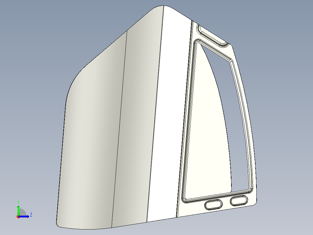 跑车门--stp左视图