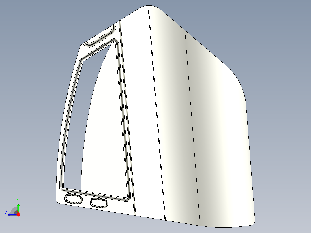 跑车门--stp右视图