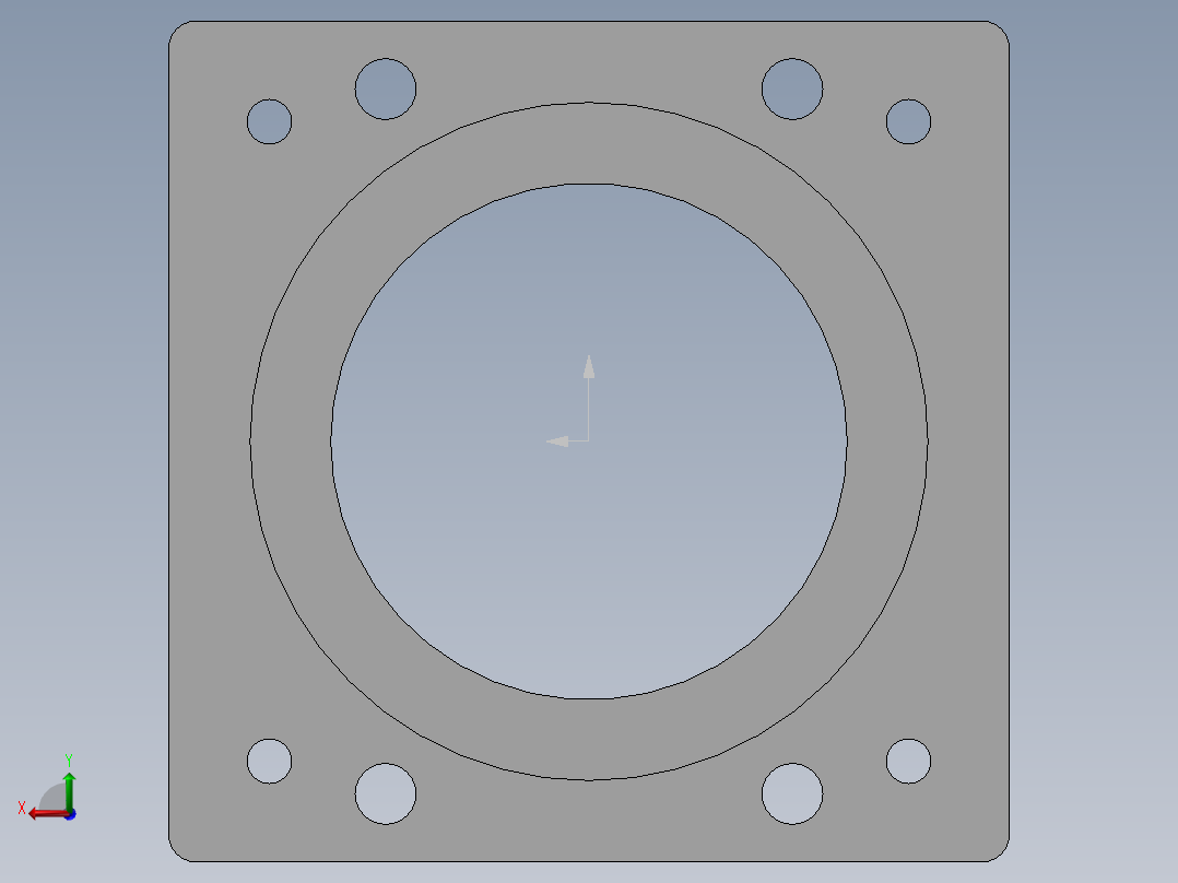 模组KK-86-F6 57步进电机.SLDPRT后视图