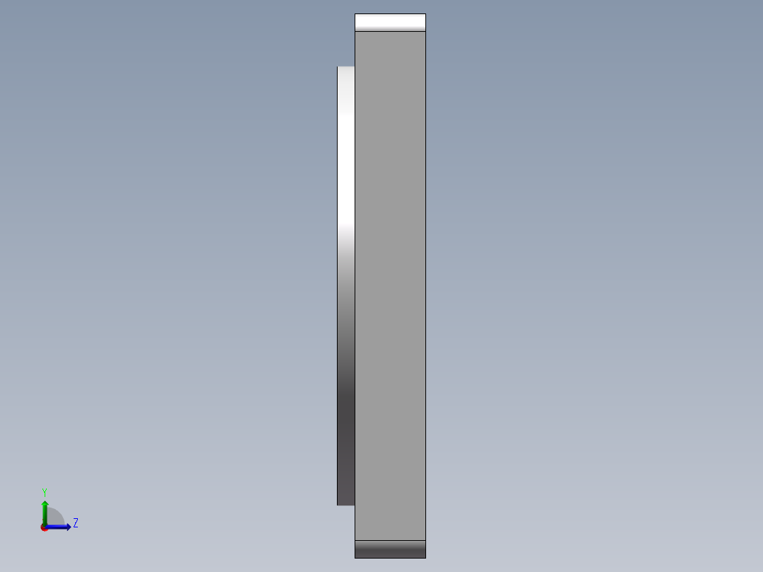 模组KK-86-F6 57步进电机.SLDPRT左视图