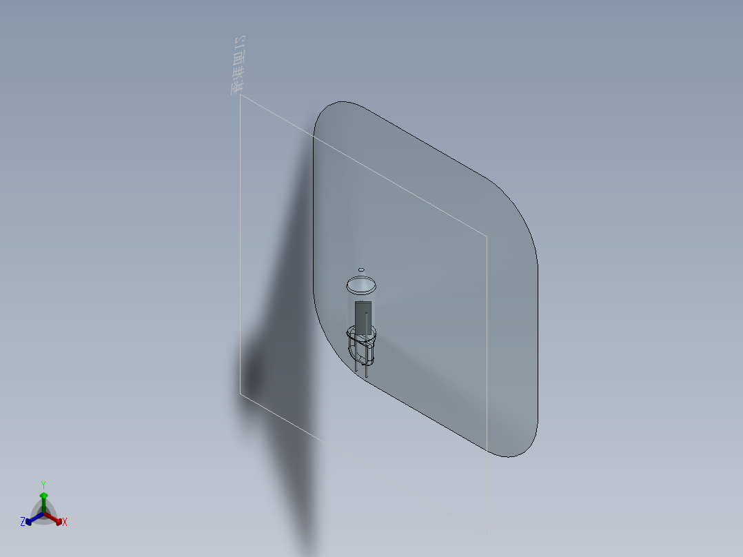 紫外传感器正等轴测图