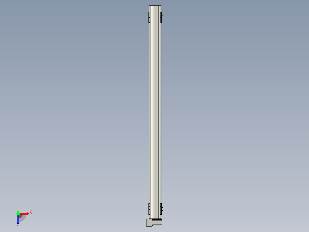直线模组WG-LHB12-S1800-LU设计图纸俯视图