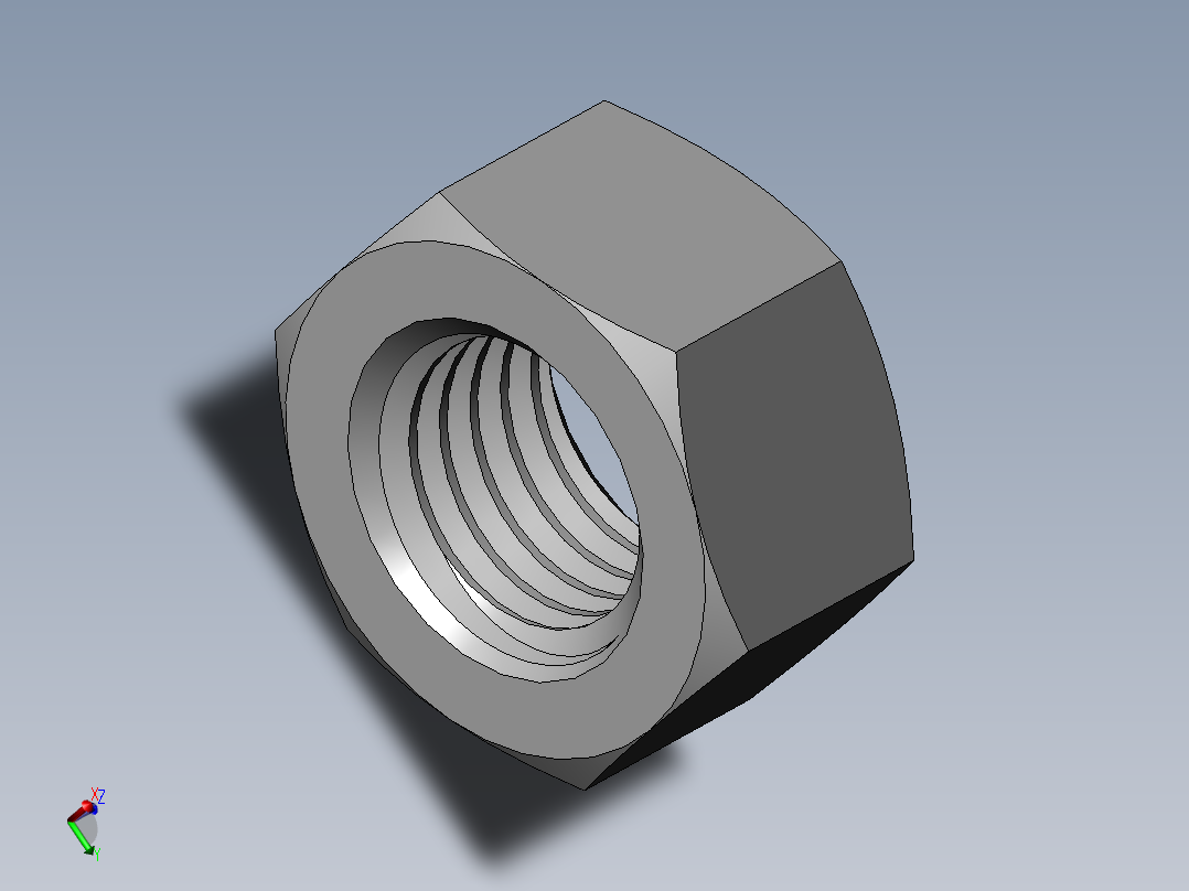 DIN 934 螺母-M16 Nut.SLDPRT