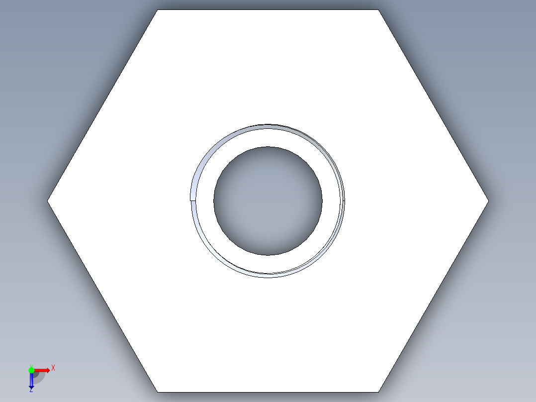 聚氯乙烯配件18-Sch80_ReducerBushing_MPTxFPT_839-248_2in x 0.75in俯视图