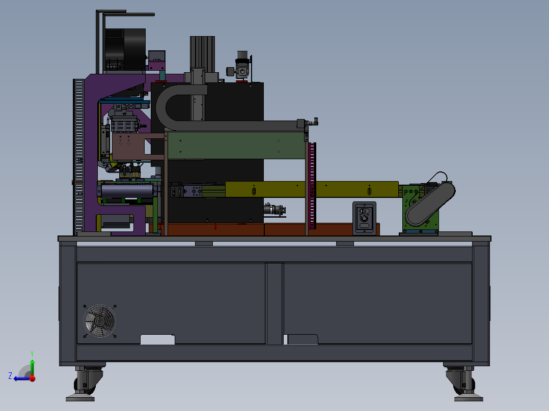 手机电池漏液检测设备sw18右视图