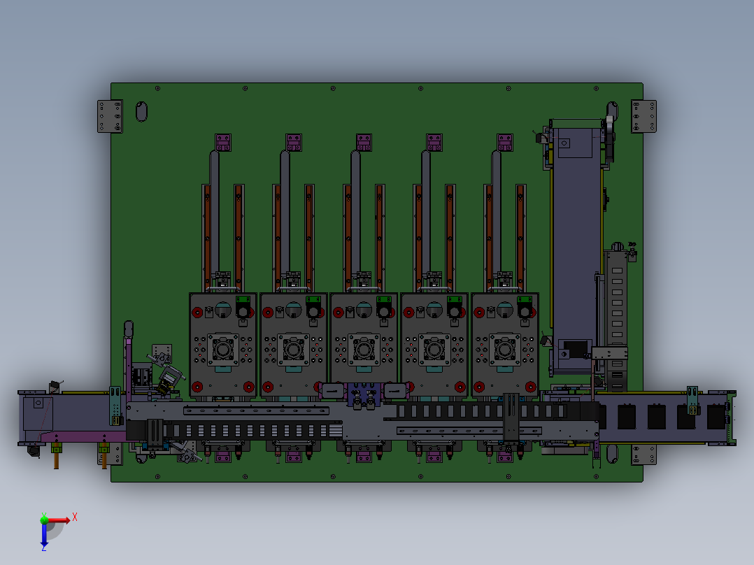 手机电池漏液检测设备sw18俯视图