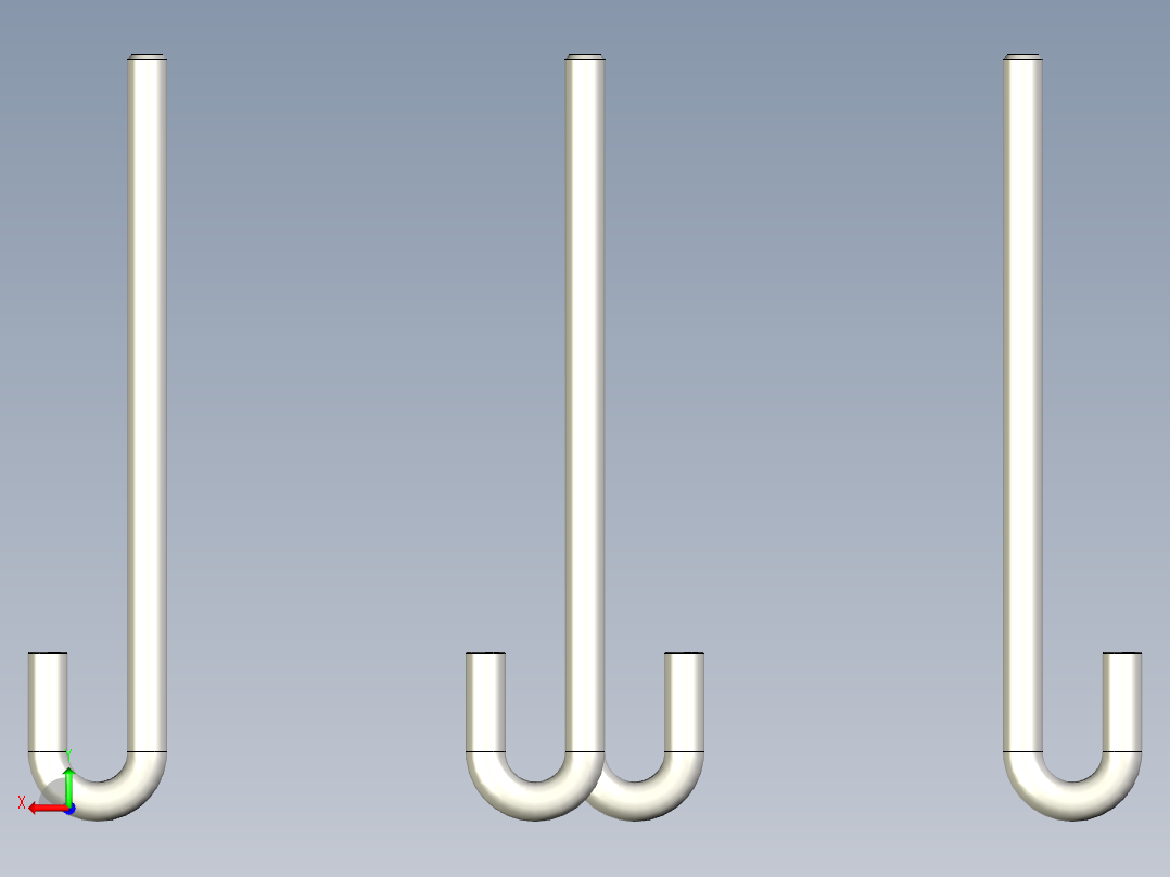 滑动门安装配件后视图