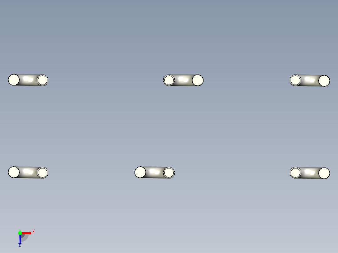 滑动门安装配件俯视图