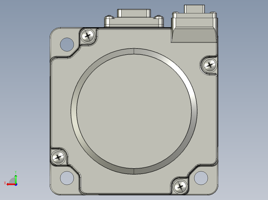 电机MS6S-80CN30B3-20P7-S后视图