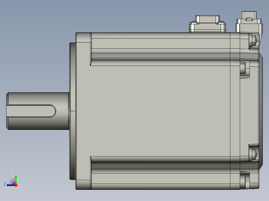电机MS6S-80CN30B3-20P7-S右视图
