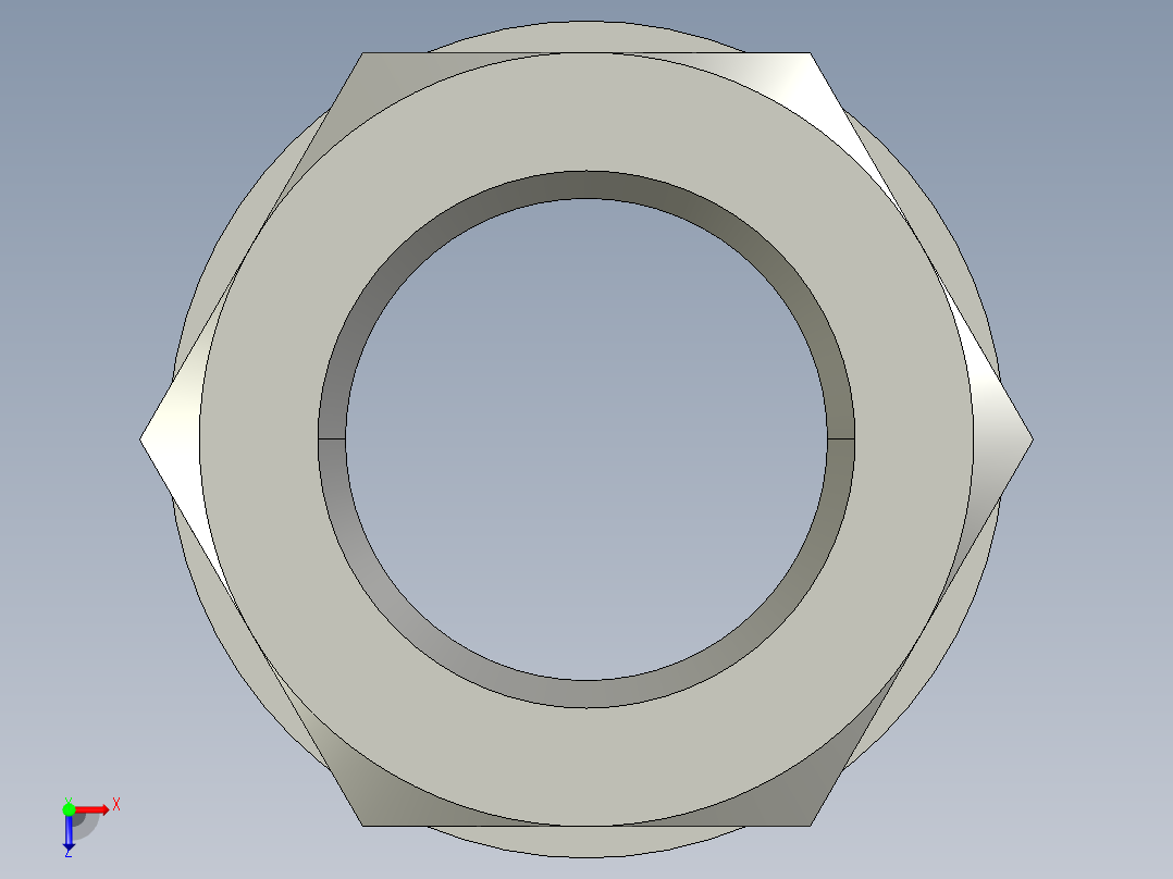软管与硬管连接用工业通用接头0168_21_17_39俯视图