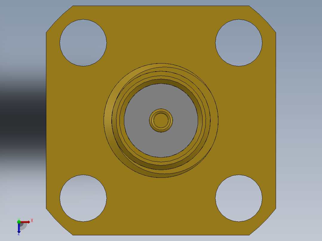 SMA接口76俯视图