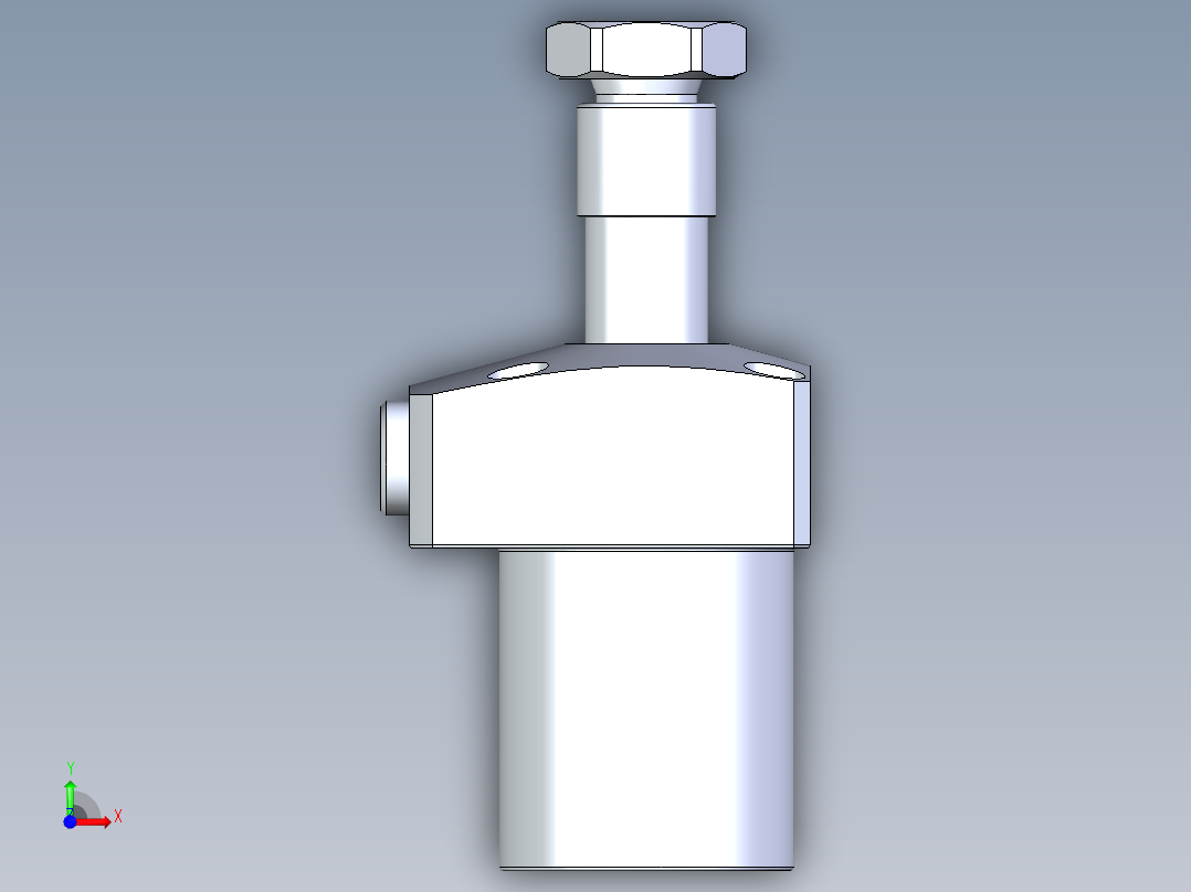 KOSMEKLHA0360-CL多系列多零件图纸模型前视图