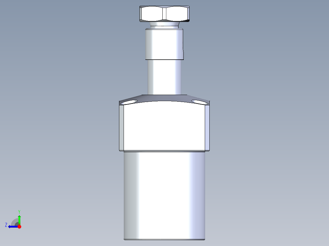 KOSMEKLHA0360-CL多系列多零件图纸模型右视图